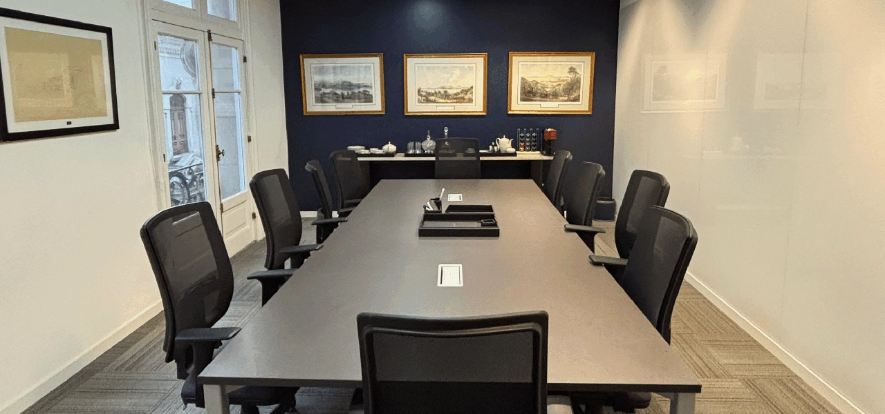 Sala de reuniões do escritório